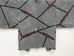 きぬたや謹製　本総絞り　氷割れ模様　絵羽織